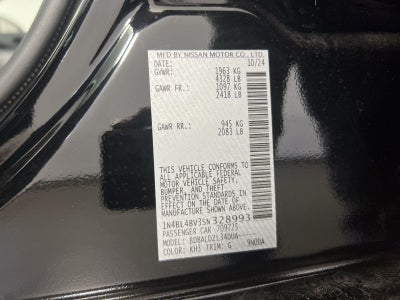 2025 Nissan Altima 2.5 S