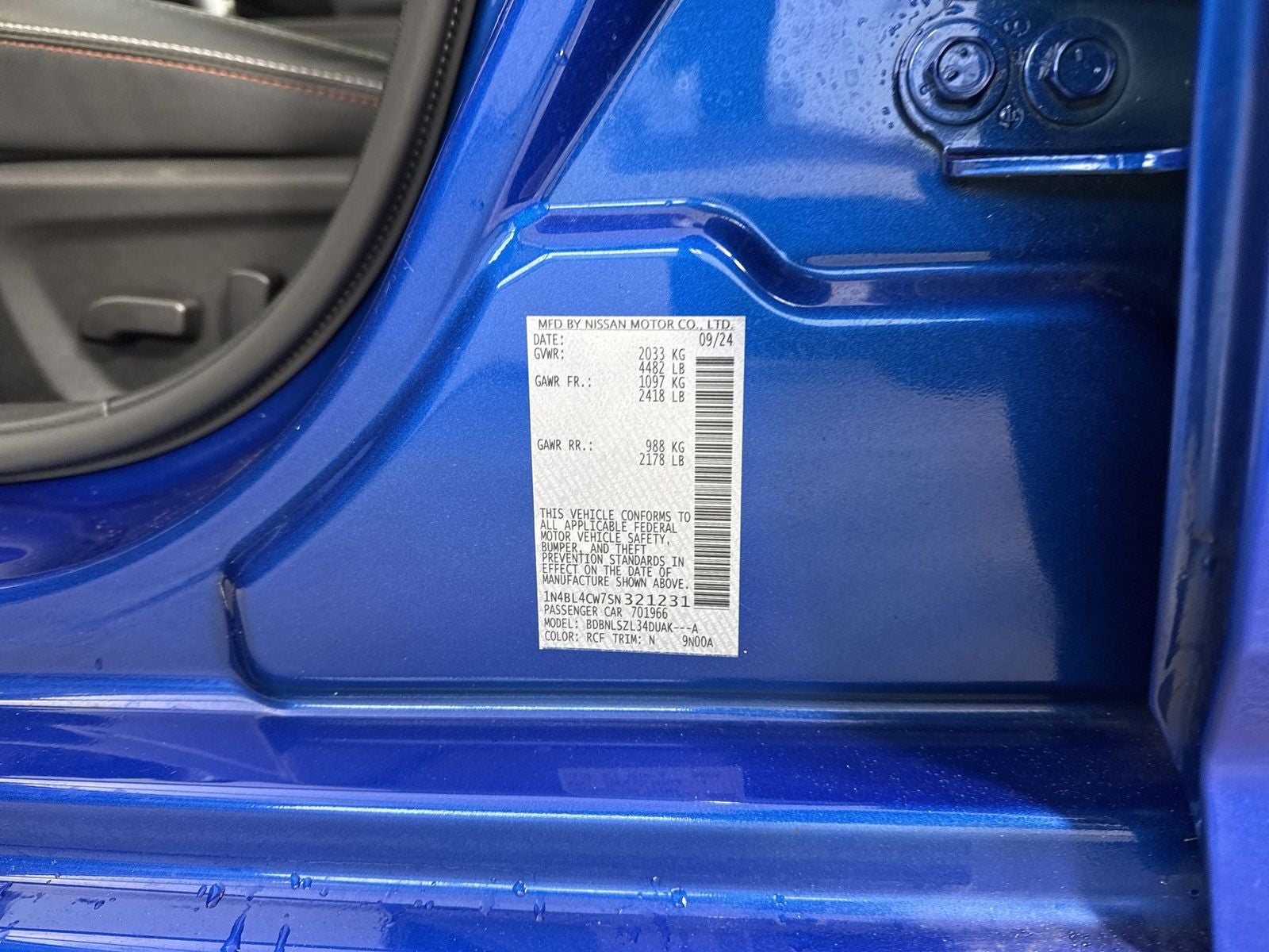 2025 Nissan Altima 2.5 SR