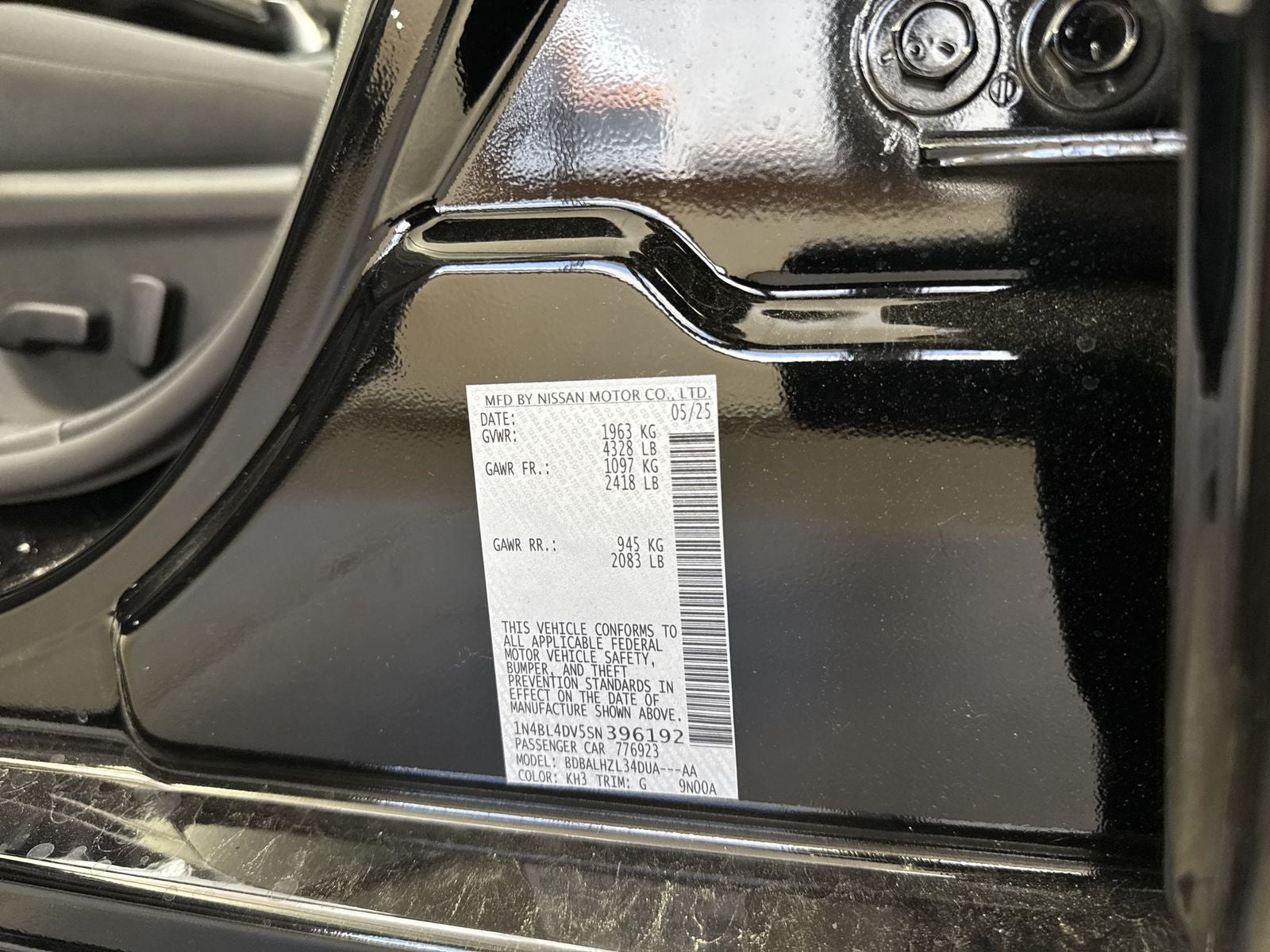 2025 Nissan Altima 2.5 SV