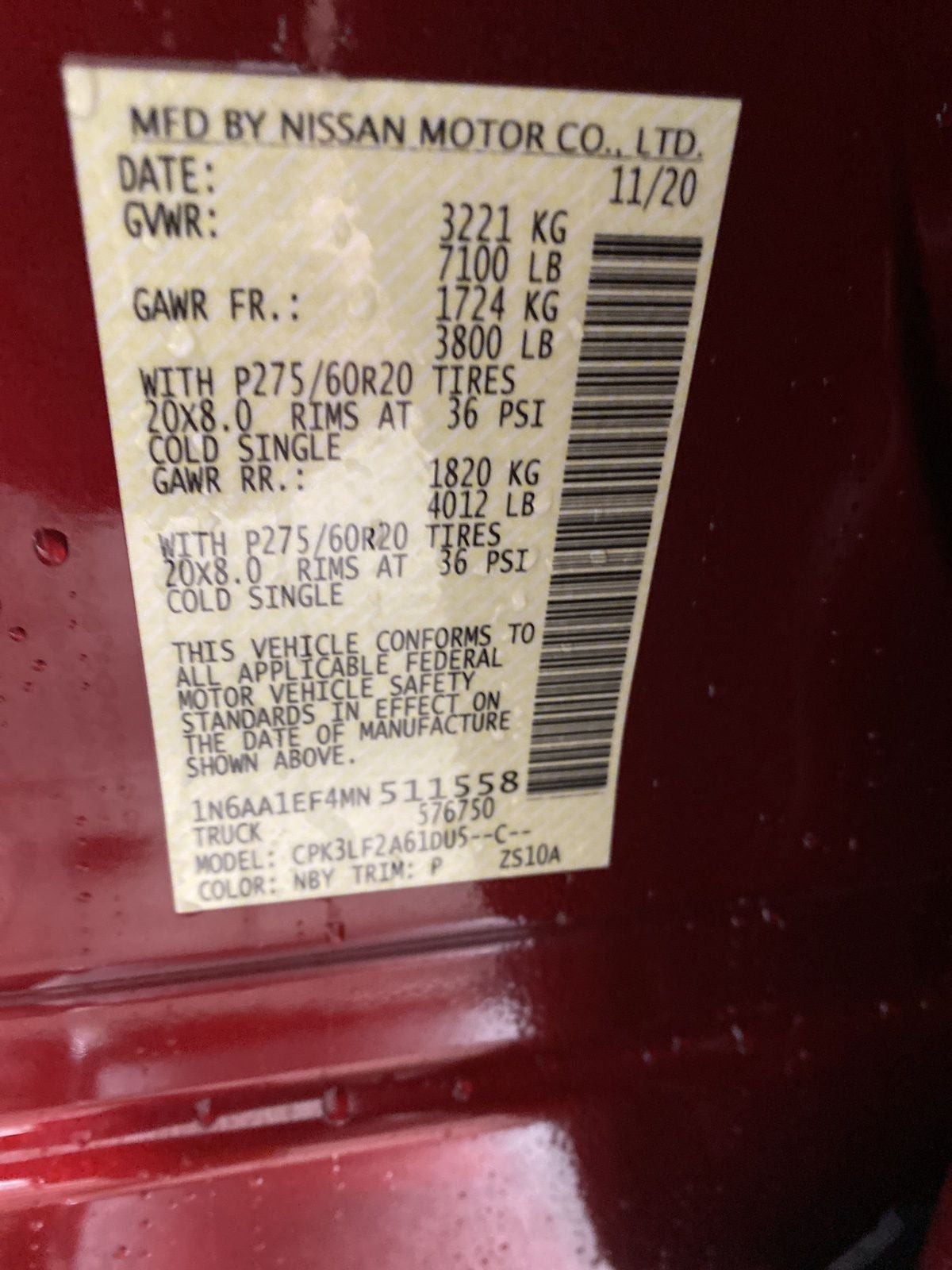 2021 Nissan Titan Platinum Reserve