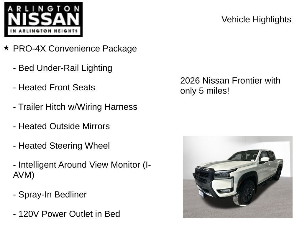 2026 Nissan Frontier PRO-4X