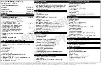 2020 GMC Terrain SLT