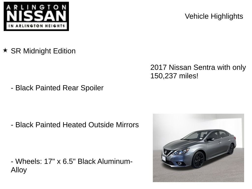 2017 Nissan Sentra SR