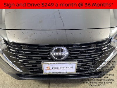 2025 Nissan Sentra SV