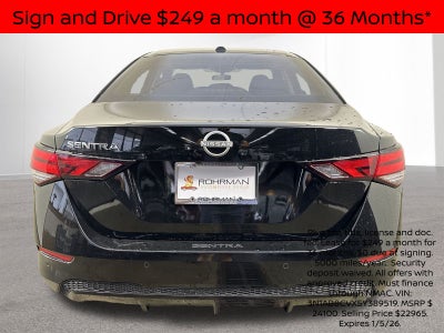 2025 Nissan Sentra SV