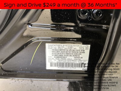 2025 Nissan Sentra SV