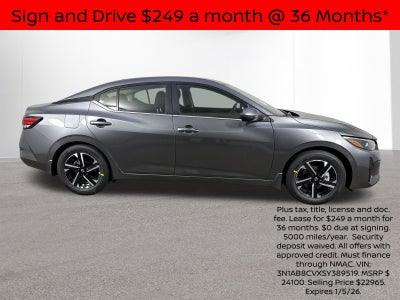 2025 Nissan Sentra SV