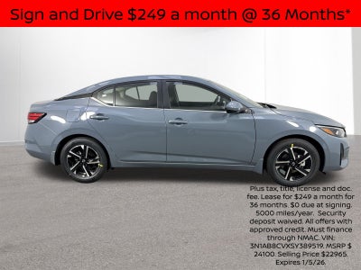 2025 Nissan Sentra SV