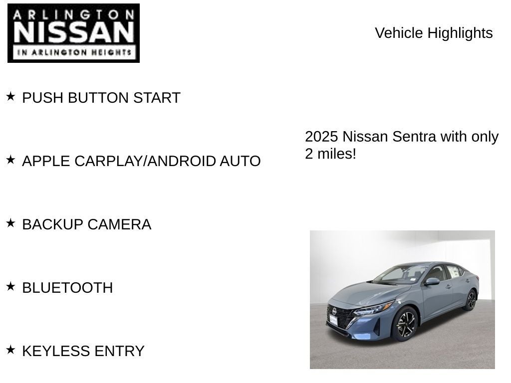 2025 Nissan Sentra SV