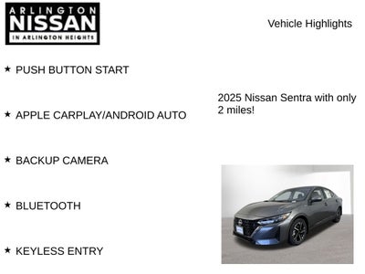 2025 Nissan Sentra SV