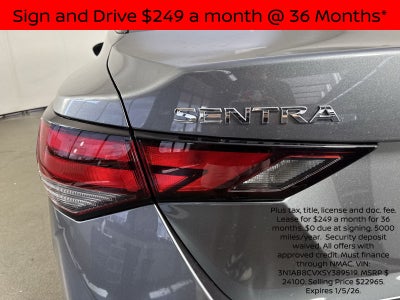 2025 Nissan Sentra SV