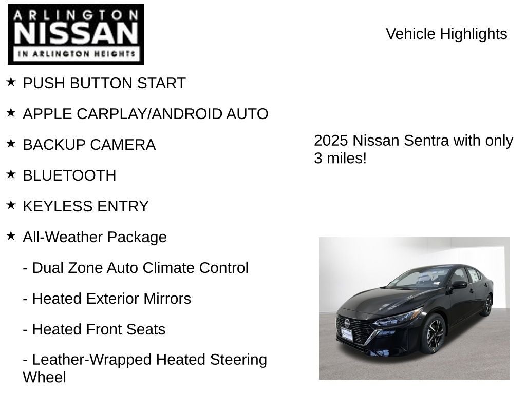 2025 Nissan Sentra SV