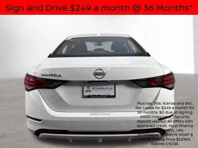 2025 Nissan Sentra SV