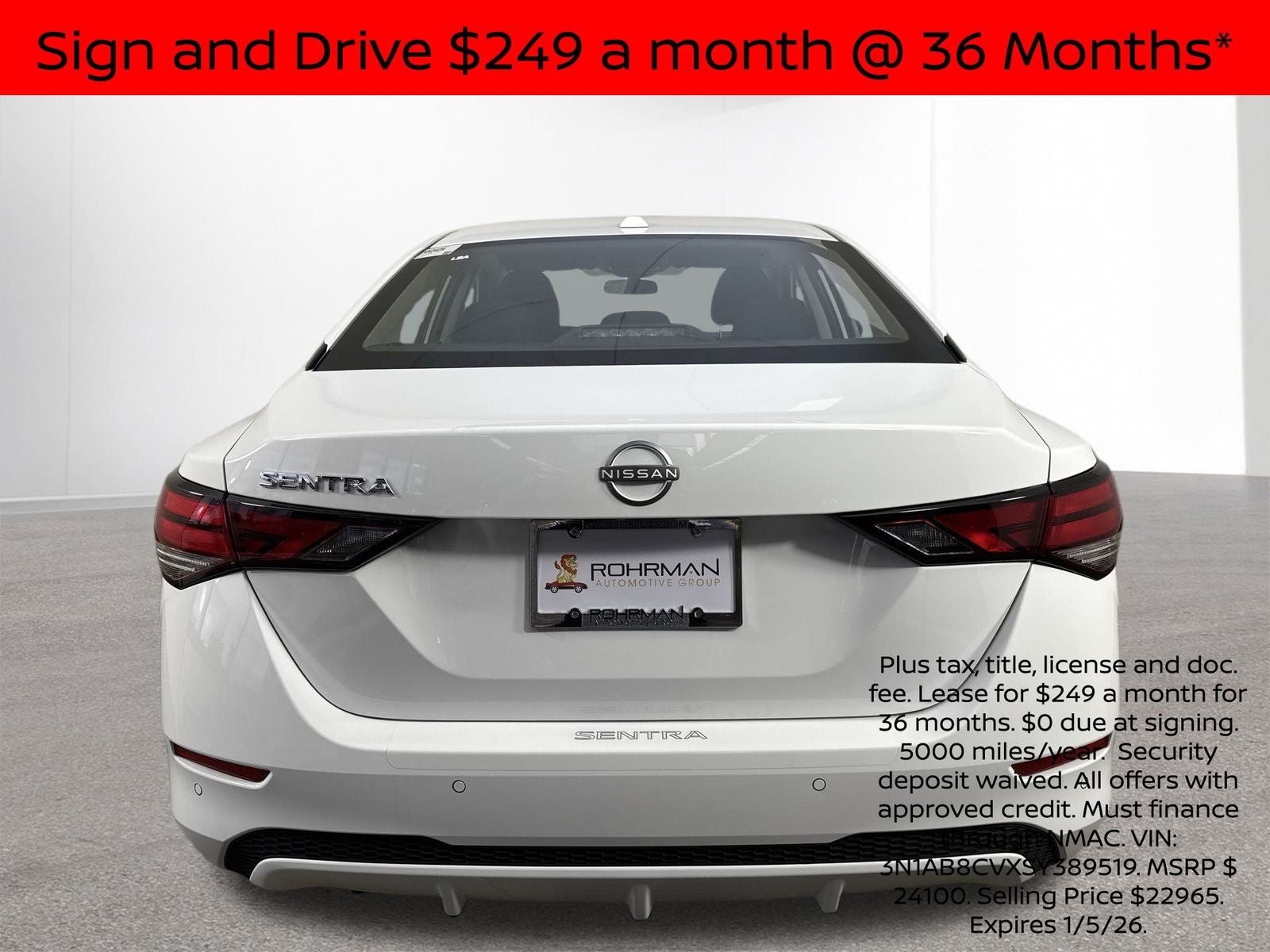 2025 Nissan Sentra SV