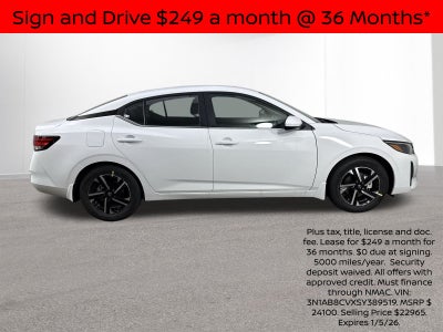 2025 Nissan Sentra SV