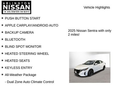 2025 Nissan Sentra SV