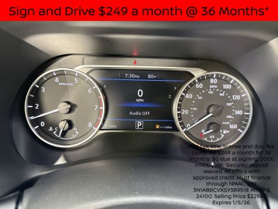 2025 Nissan Sentra SV