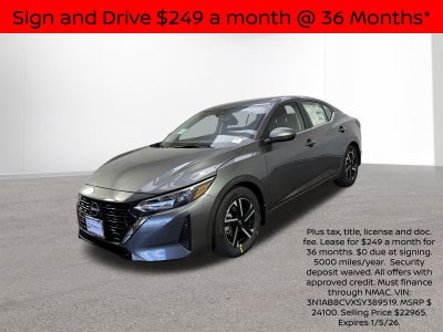 2025 Nissan Sentra SV