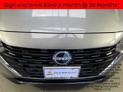 2025 Nissan Sentra SV