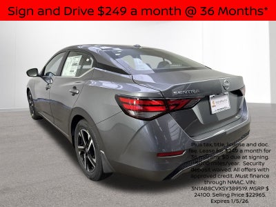 2025 Nissan Sentra SV