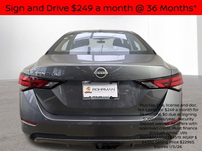 2025 Nissan Sentra SV