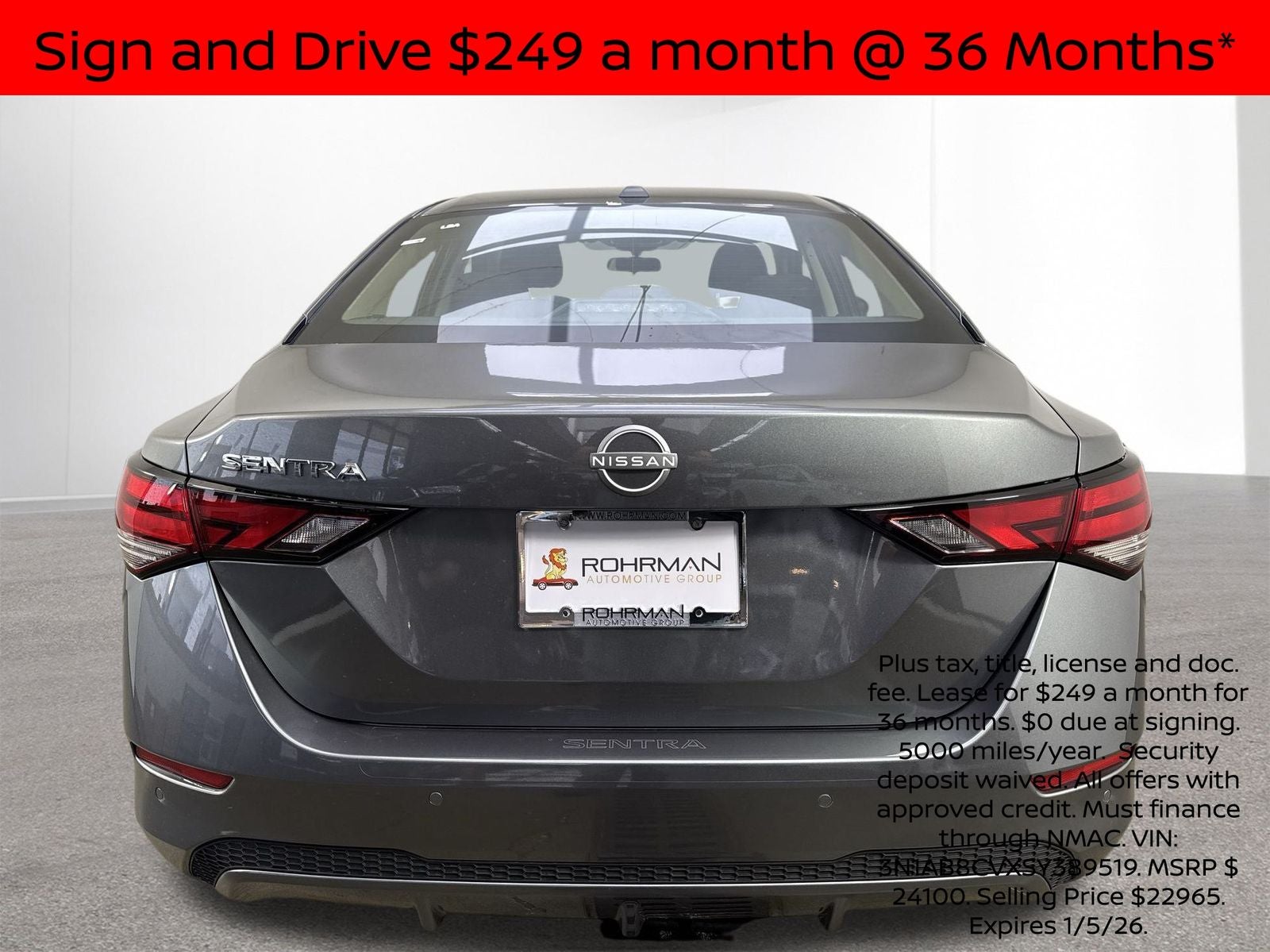 2025 Nissan Sentra SV