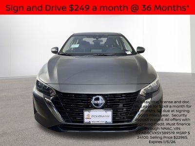 2025 Nissan Sentra SV