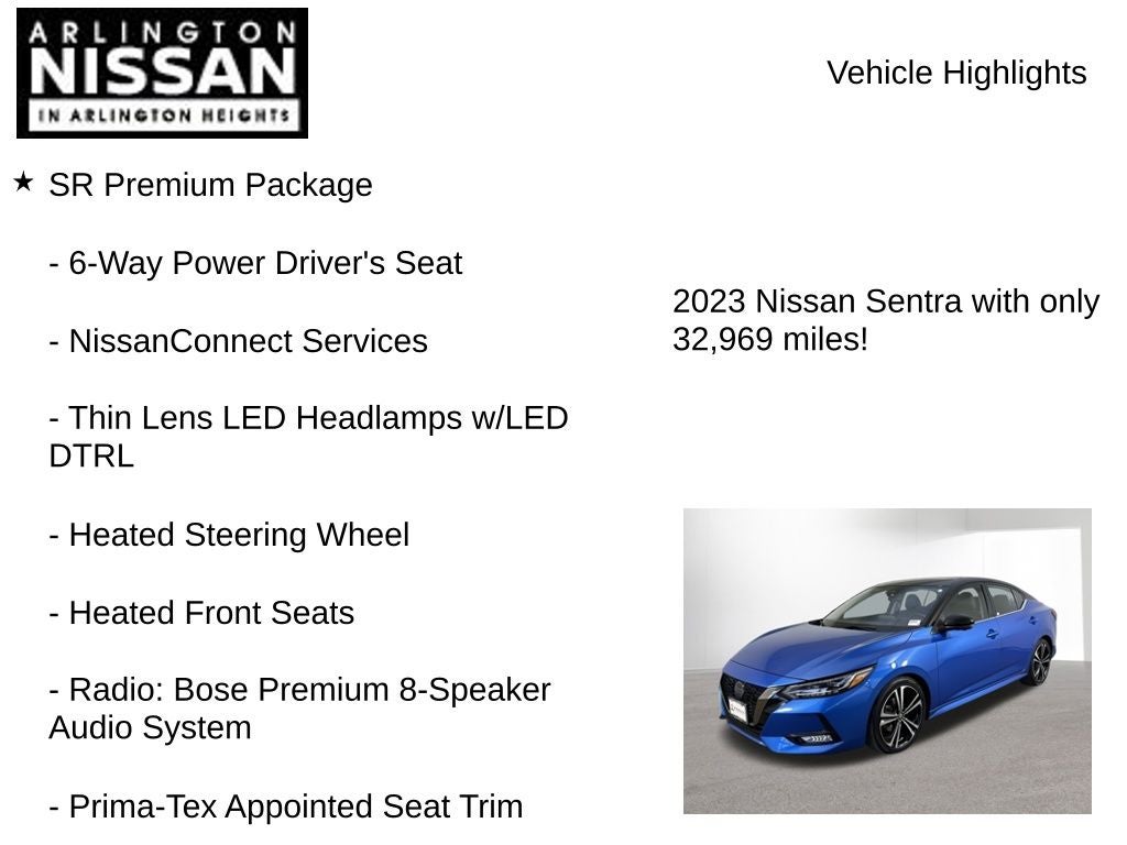 2023 Nissan Sentra SR