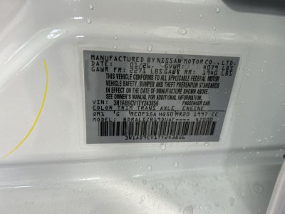 2026 Nissan Sentra SV