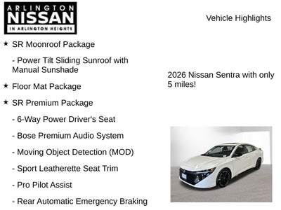 2026 Nissan Sentra SR
