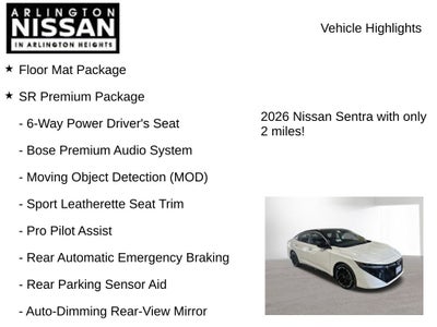 2026 Nissan Sentra SR