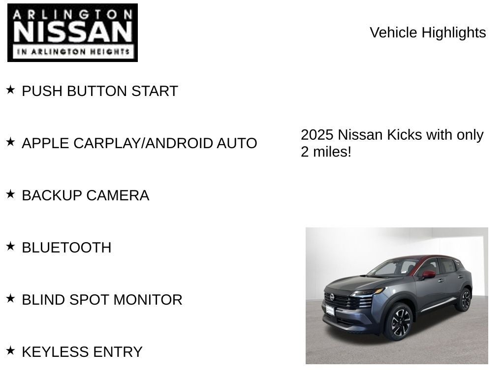 2025 Nissan Kicks SV