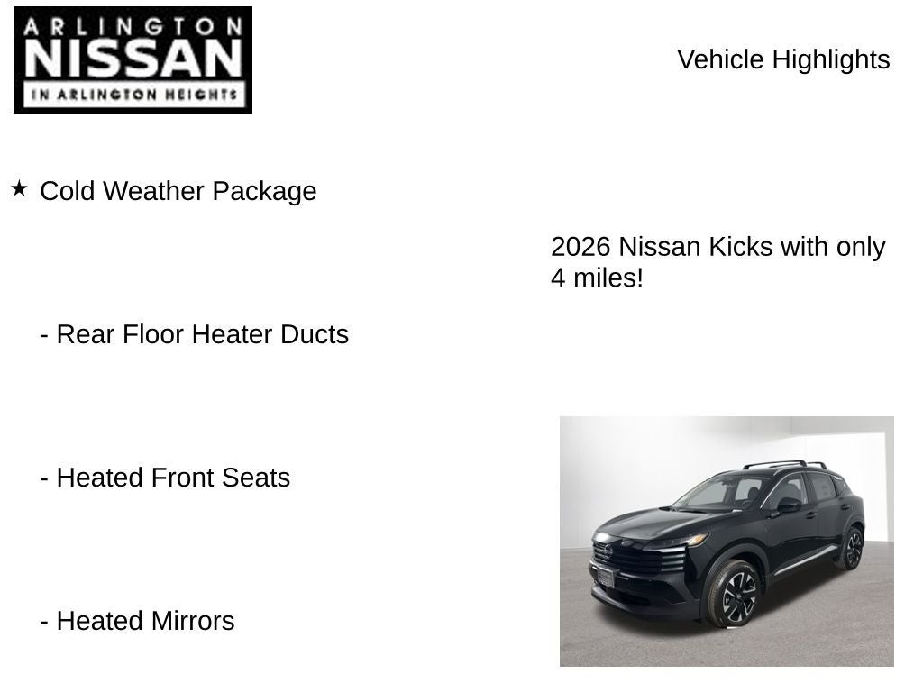 2026 Nissan Kicks SV