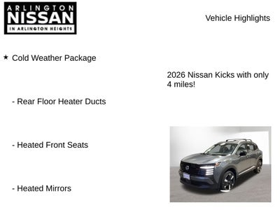 2026 Nissan Kicks SR