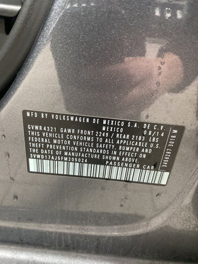 2015 Volkswagen Jetta 1.8T SEL