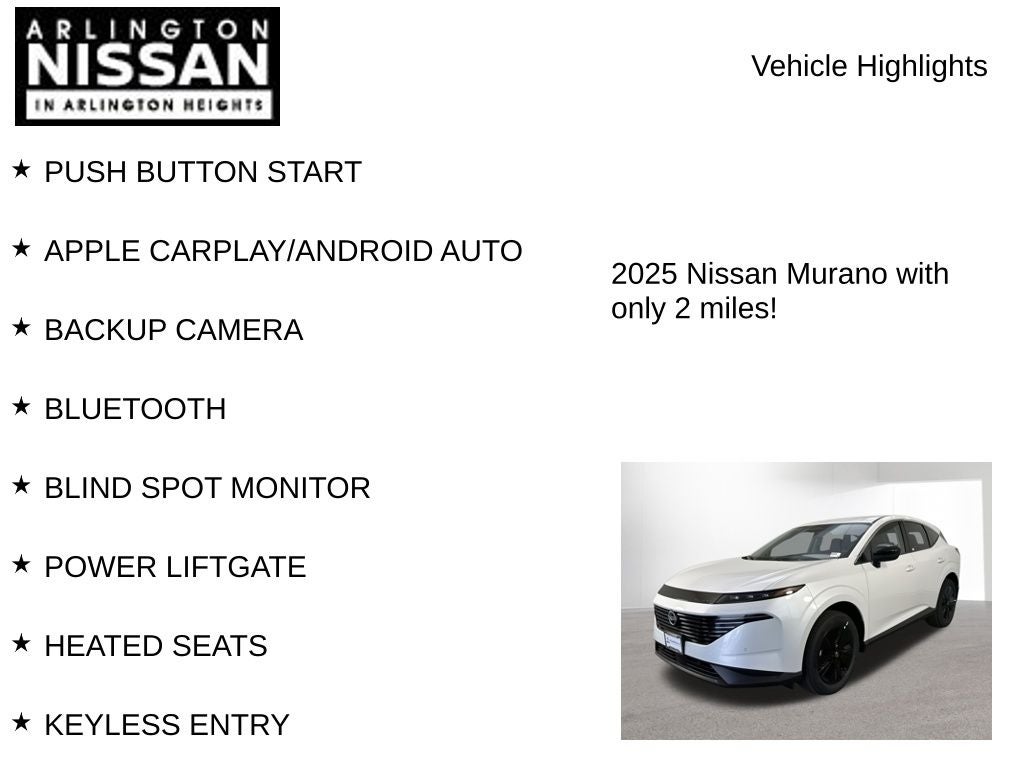 2025 Nissan Murano SV