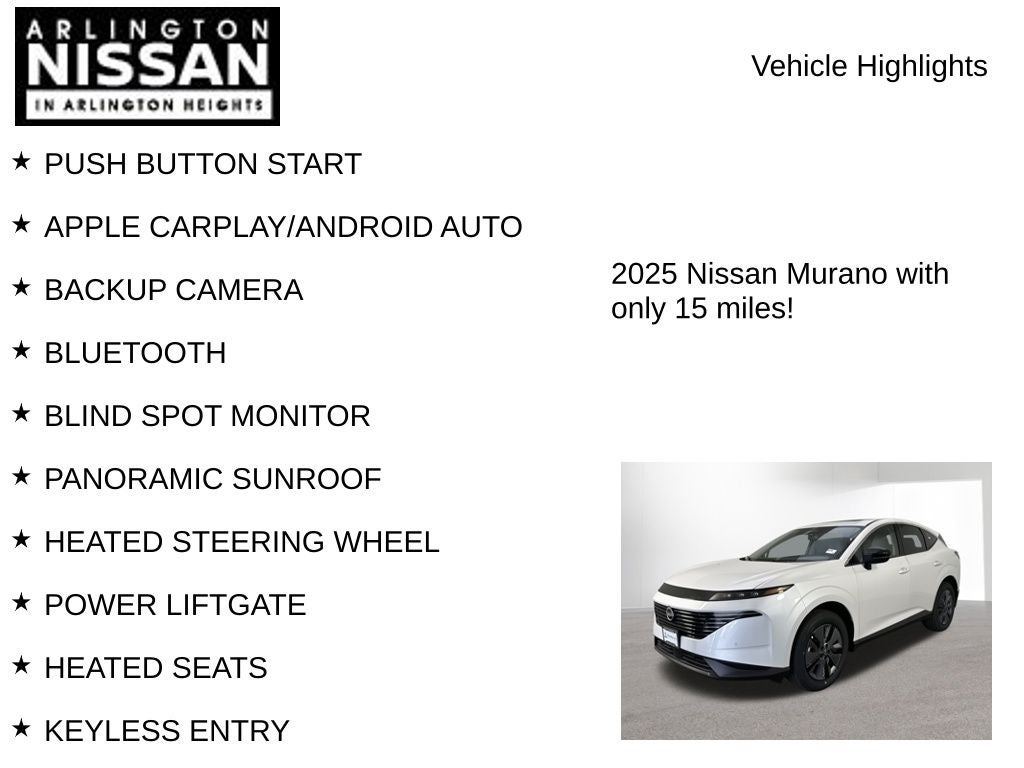 2025 Nissan Murano SL