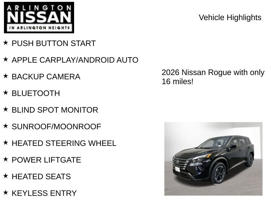 2026 Nissan Rogue SV