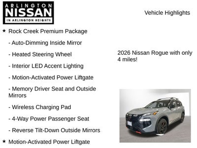 2026 Nissan Rogue Rock Creek