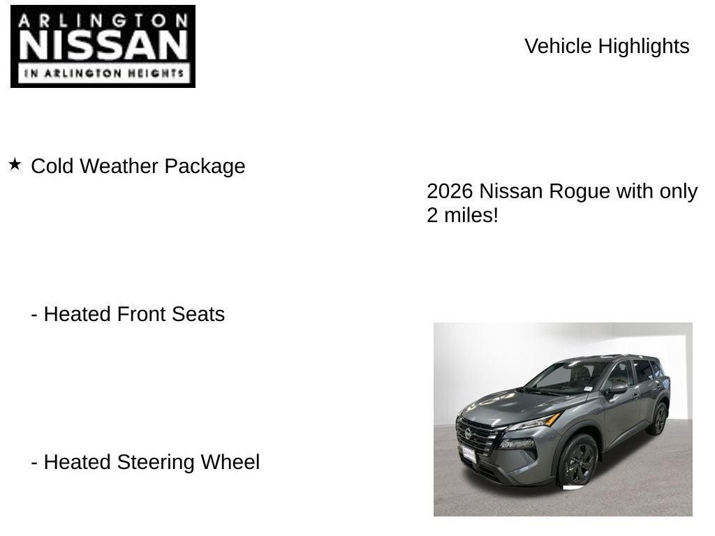 2026 Nissan Rogue SV