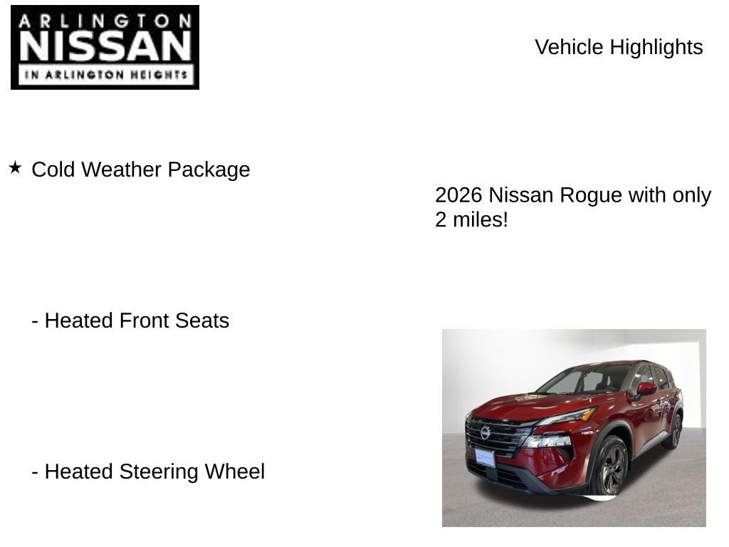2026 Nissan Rogue SV