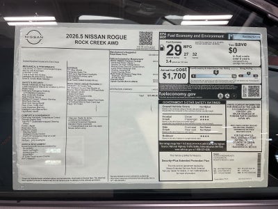2026 Nissan Rogue Rock Creek