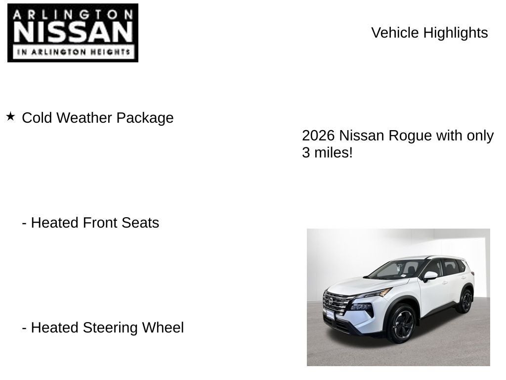 2026 Nissan Rogue SV