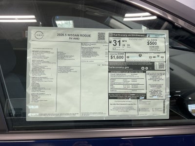 2026 Nissan Rogue SV