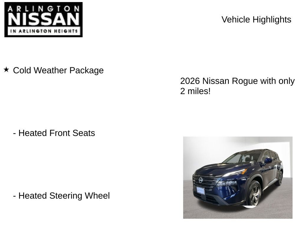2026 Nissan Rogue SV