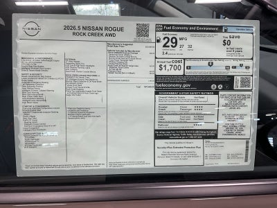 2026 Nissan Rogue Rock Creek