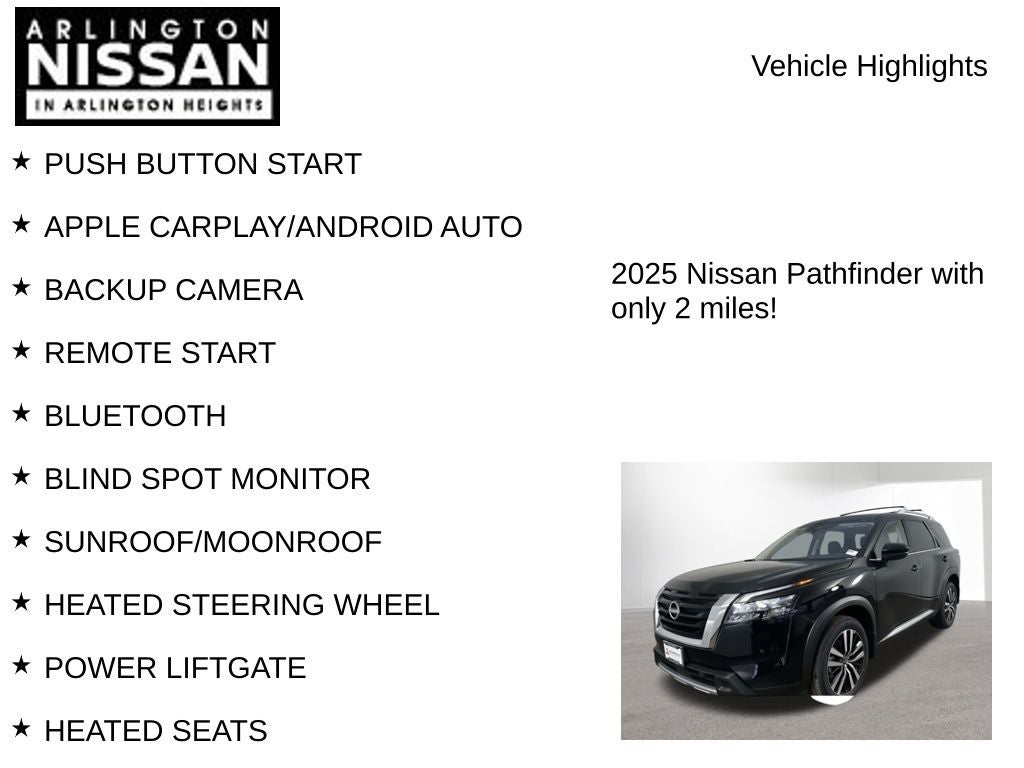 2025 Nissan Pathfinder Platinum