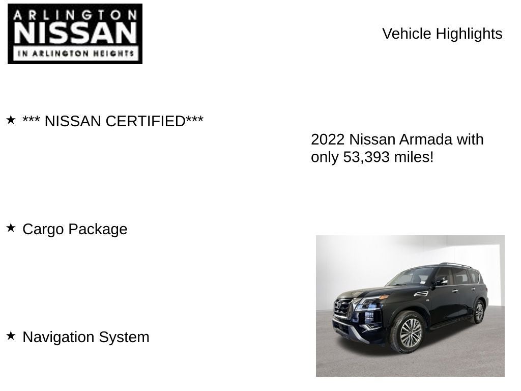 2022 Nissan Armada SL