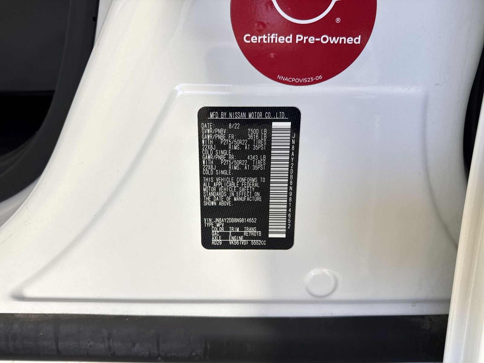 2022 Nissan Armada Platinum