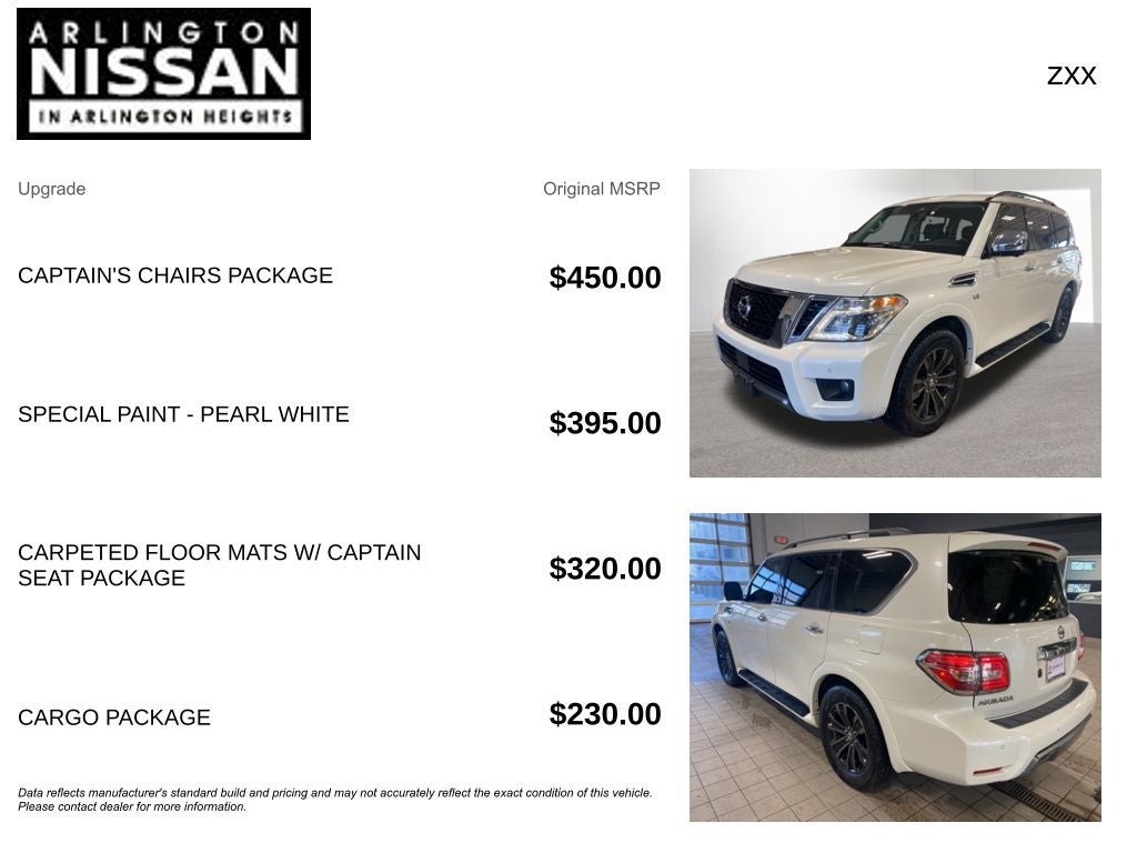 2019 Nissan Armada Platinum